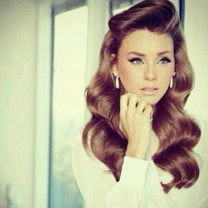 vintage wave hairstyles for long hair